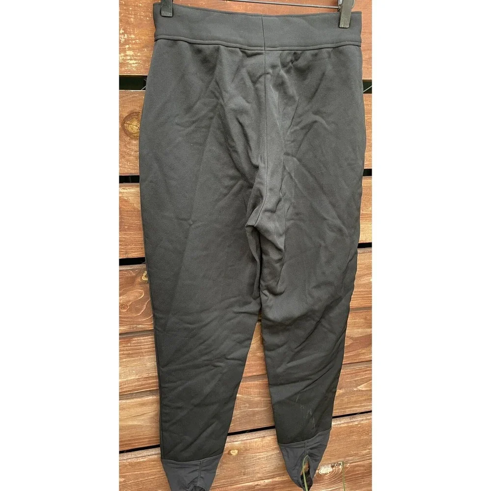 Vtg Edelweiss Womens black‎ wool lined Stirrup Ski pants Size 26